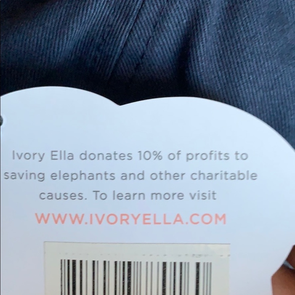 Ivory Ella Blue & White Embroidered Baseball Cap - Picture 5 of 8